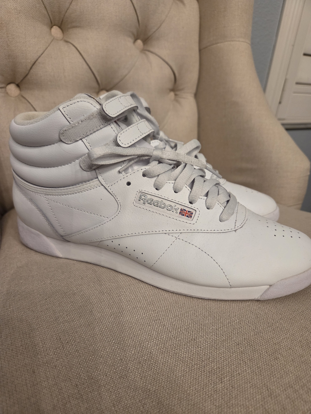 Reebok Women’s Classic White High-Top Sneakers